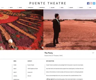 Puentetheatre.ca(Performing Arts) Screenshot