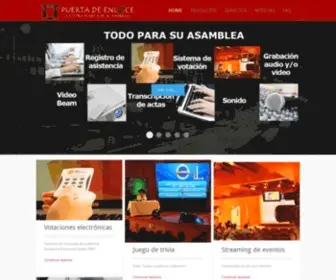 Puertadeenlace.com(PUERTA DE ENLACE desarrollo de aplicaciones web) Screenshot