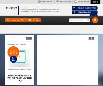 Puertas-Esma.es(Automatismos Esma) Screenshot