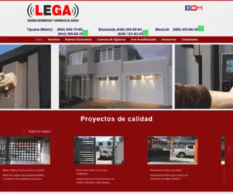 Puertasautomaticaslega.com(Puertas de Garage) Screenshot