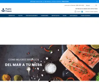 Puertofresco.com(Mariscos a Domicilio) Screenshot