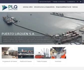 Puertolirquen.cl(DP World) Screenshot