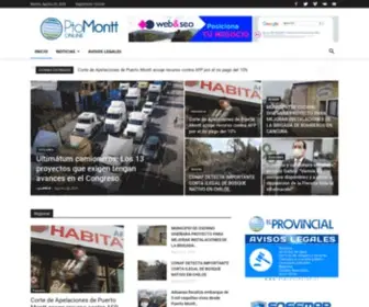 Puertomonttonline.cl(Puerto Montt Online) Screenshot
