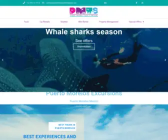 Puertomorelostravelagency.com(Puerto Morelos Excursions And Attractions In Puerto Morelos) Screenshot