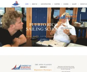 Puertoricosailingschool.com(Copy-of-sailingschoo) Screenshot