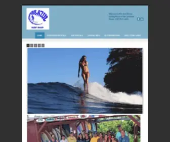 Puertoricosurfinginfo.com(PUERTO RICO SURFING INFO MAR AZUL) Screenshot