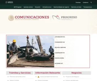 Puertosyucatan.com(Sitio oficial de la Administracion Portuaria Integral (API)) Screenshot