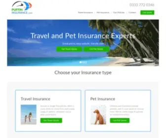 Puffininsurance.com(Puffin Insurance) Screenshot