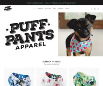 Puffpantsapparel.com(Puff Pants Apparel) Screenshot