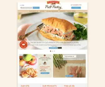 Puffpastry.com(Think of pepperidge farm®) Screenshot