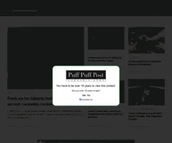 Puffpuffpost.com(Puff Puff Post) Screenshot