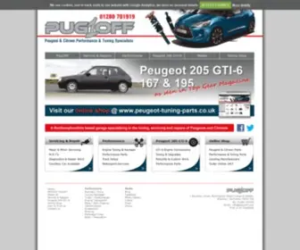 Pug1OFF.com(Peugeot & Citroen Performance & Tuning Specialists) Screenshot