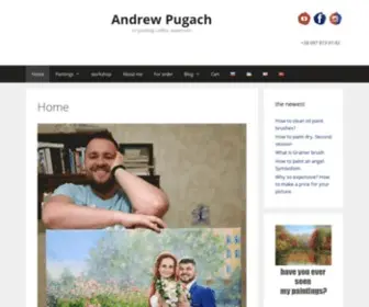 Pugach-Painting.com(Сайт) Screenshot