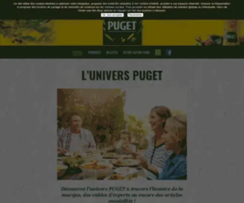 Puget.fr(Spécialiste en huile d olive et huile d’olive vierge extra) Screenshot
