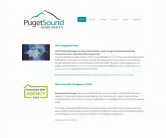 Pugetsoundhh.com(Washington’s premier Home Healthcare agency) Screenshot