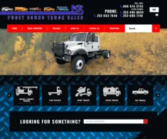 Pugetsoundtrucks.com(Puget Sound Truck Sales) Screenshot