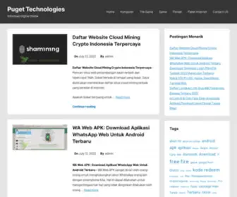 Pugettechinc.com(Puget Technologies) Screenshot