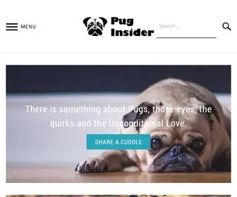 Puginsider.com(Sharing Pug Tips) Screenshot