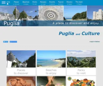 Pugliaandculture.com(Places to discover) Screenshot