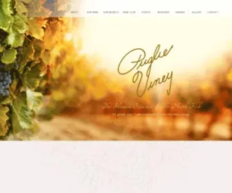 Pugliesevineyards.com(Pugliese Vineyards) Screenshot