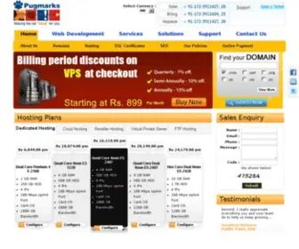 Pugmarks.net(Web Hosting) Screenshot
