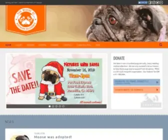 Pugpros.org(Pug Rescue of Northern California) Screenshot