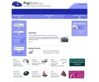 Pugspares.co.uk(Peugeot Parts) Screenshot