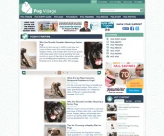 PugVillage.com(Pug Village) Screenshot