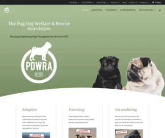 Pugwelfare-Rescue.org.uk(The Pug Dog Welfare & Rescue Association) Screenshot