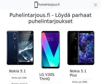 Puhelintarjous.fi(Löydä kaikki puhelintarjoukset osoitteesta) Screenshot