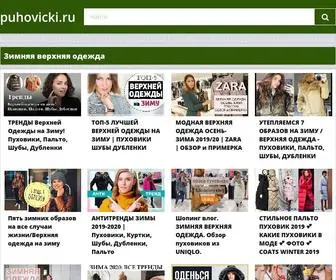 Puhovicki.ru(Зимняя) Screenshot