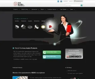 Puiaudio.com(Audio Solutions Company) Screenshot