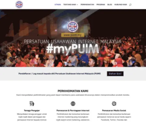 Puim.my(Persatuan Usahawan Internet Marketing) Screenshot