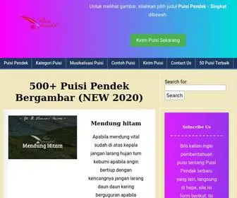 Puisipendek.net(Puisi Pendek Menyentuh Hati 2020 Bergambar dan Contoh Puisi Singkat) Screenshot