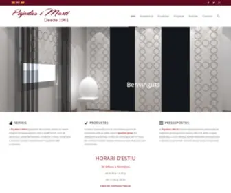 Pujadasimarti.com(Cortinas en Barcelona) Screenshot