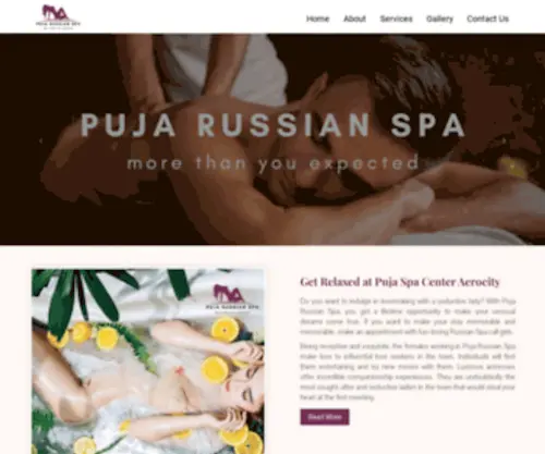 Pujarussaianspa.com(Just another WordPress site) Screenshot