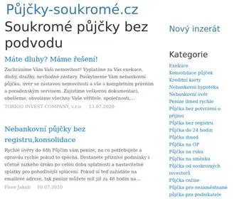 PujCky-Soukrome.cz(PujCky Soukrome) Screenshot