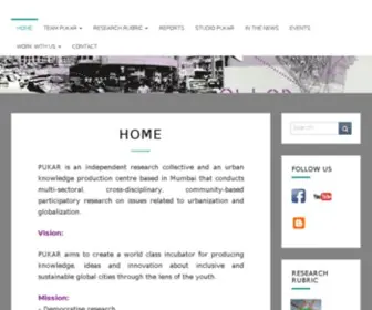 Pukar.org.in(PUKAR) Screenshot