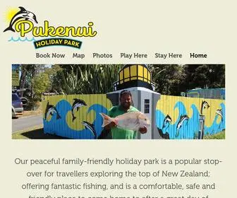 Pukenuiholidaypark.co.nz(Stay in our cabin accommodation) Screenshot