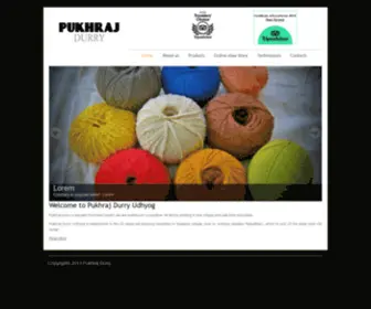 PukhrajDurry.com(Pukhraj Durry Udhyog) Screenshot