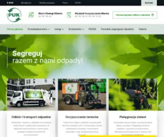 Puk.net.pl(Przedsiębiorstwo Usług Komunalnych S.A) Screenshot