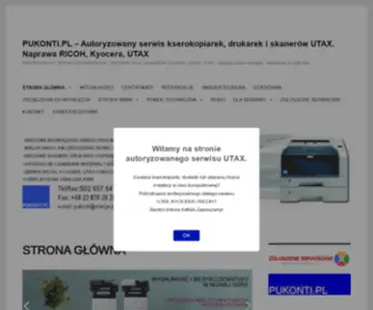 Pukonti.pl(STRONA GŁÓWNA) Screenshot