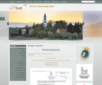 Pula.hu(Címoldal) Screenshot