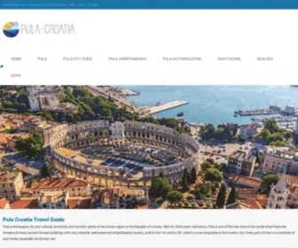 Pulacroatia.net(Pula Croatia Travel Guide) Screenshot