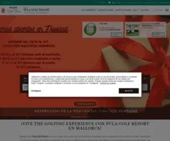 Pulagolf.com(Pula Golf Resort en Son Servera) Screenshot