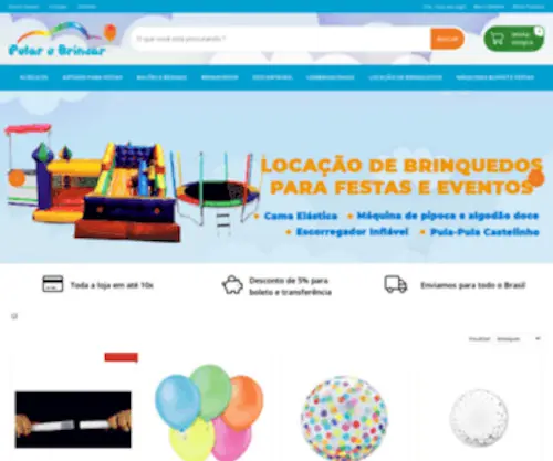 Pularebrincar.com.br(Pular e Brincar) Screenshot