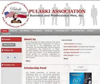 Pulaskiassociation.com(Of Business and Professional Men) Screenshot