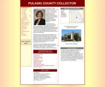 Pulaskicollector.com(County Tax Rolls) Screenshot