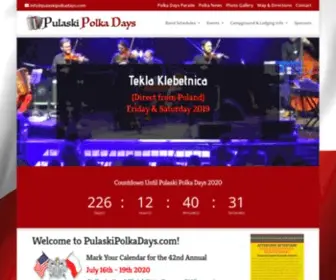 Pulaskipolkadays.com(Pulaski Polka Days) Screenshot