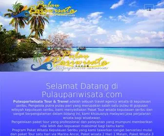 Pulaupariwisata.com(Wisata Pulau Pari) Screenshot